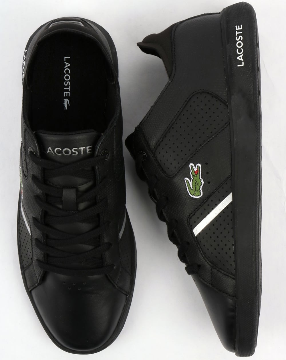 Lacoste Novas Sneakers Schwarz/Silber
