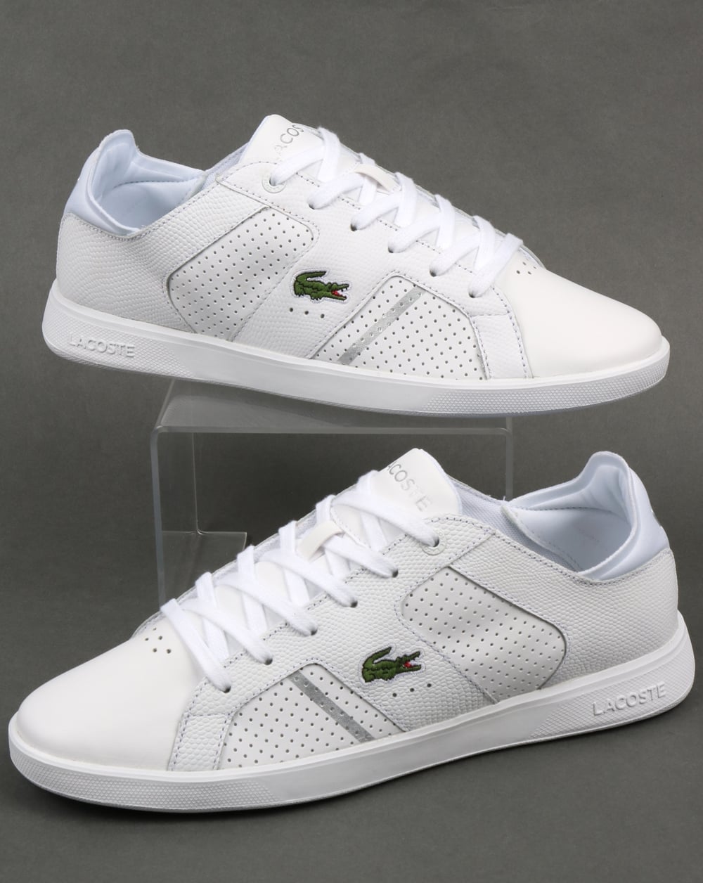 Lacoste Novas Sneakers Weiß/Silber