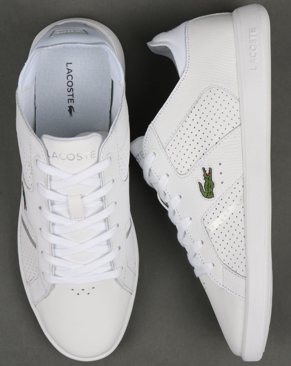 Lacoste Novas Sneakers Weiß/Silber