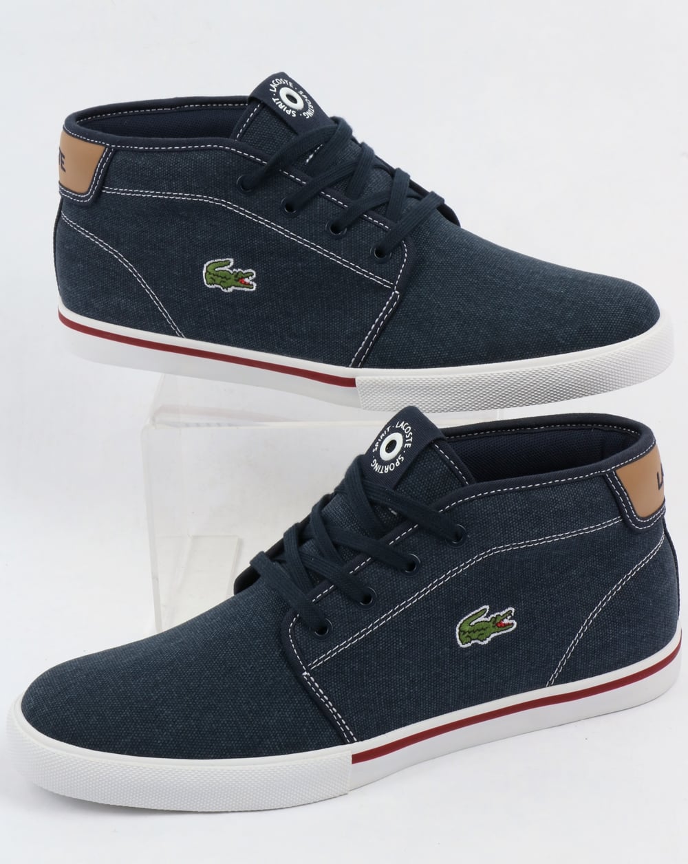 Lacoste Ampthill Chukka Marineblau/Hellbraun