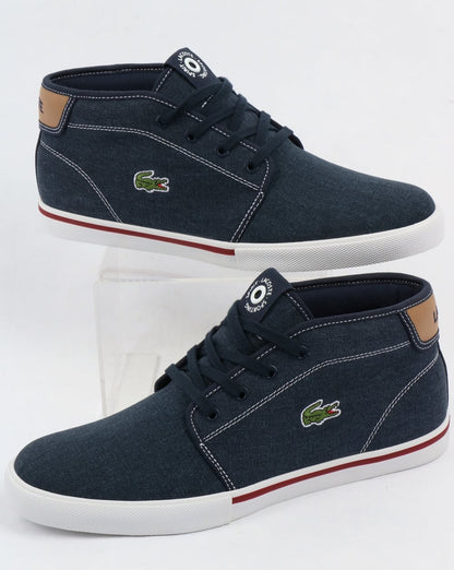 Lacoste Ampthill Chukka Marineblau/Hellbraun