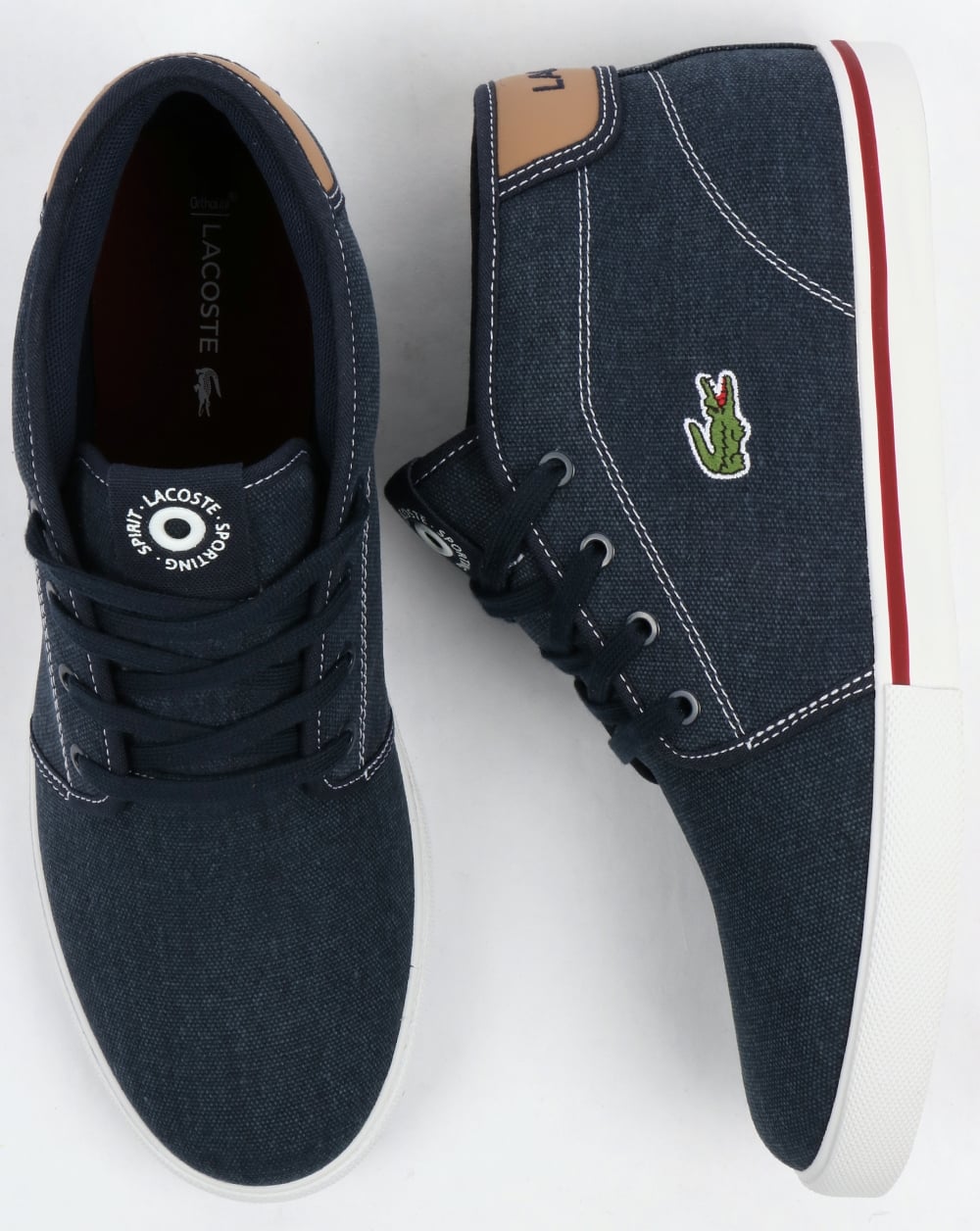 Lacoste Ampthill Chukka Marineblau/Hellbraun