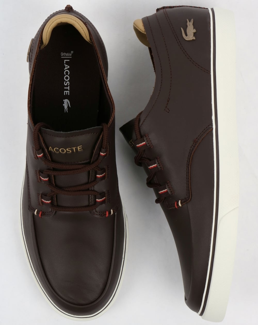 Lacoste Esparre Deckschuh Braun/Hellbraun