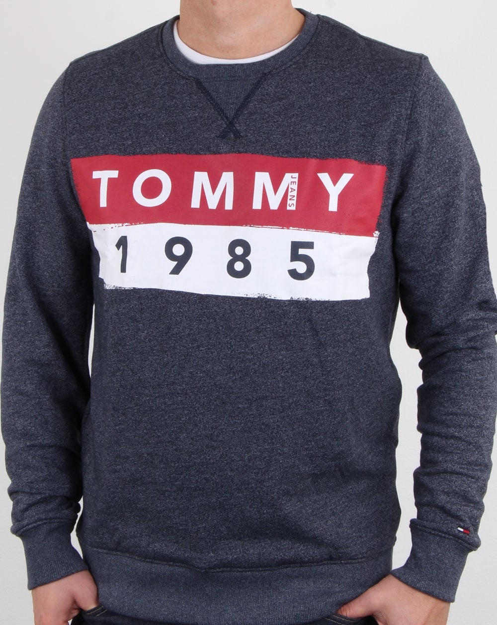 Tommy Hilfiger 1985 Logo Sweatshirt Marineblau