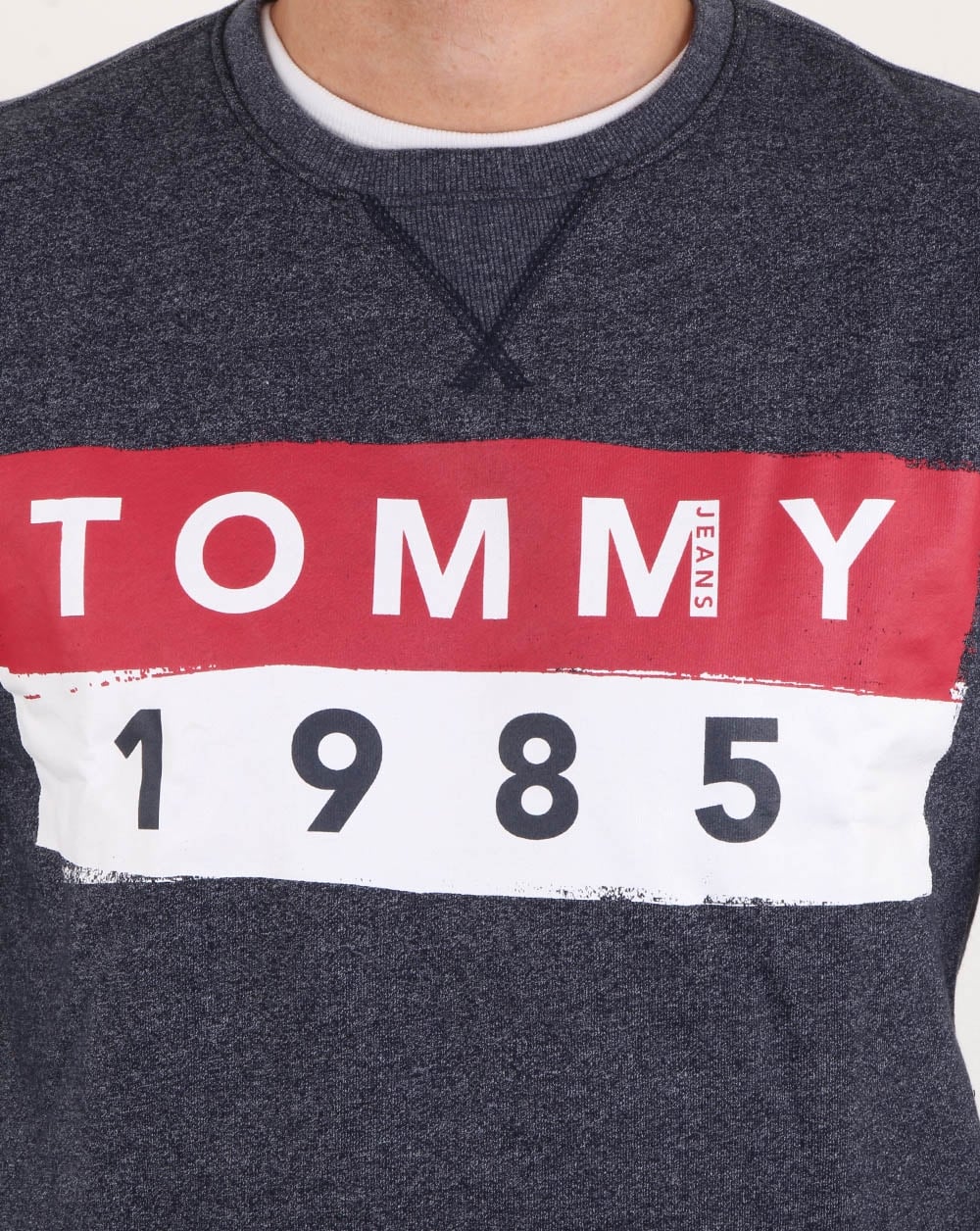 Tommy Hilfiger 1985 Logo Sweatshirt Marineblau