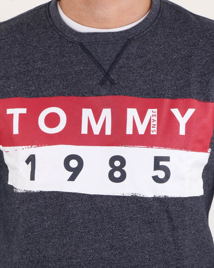 Tommy Hilfiger 1985 Logo Sweatshirt Marineblau