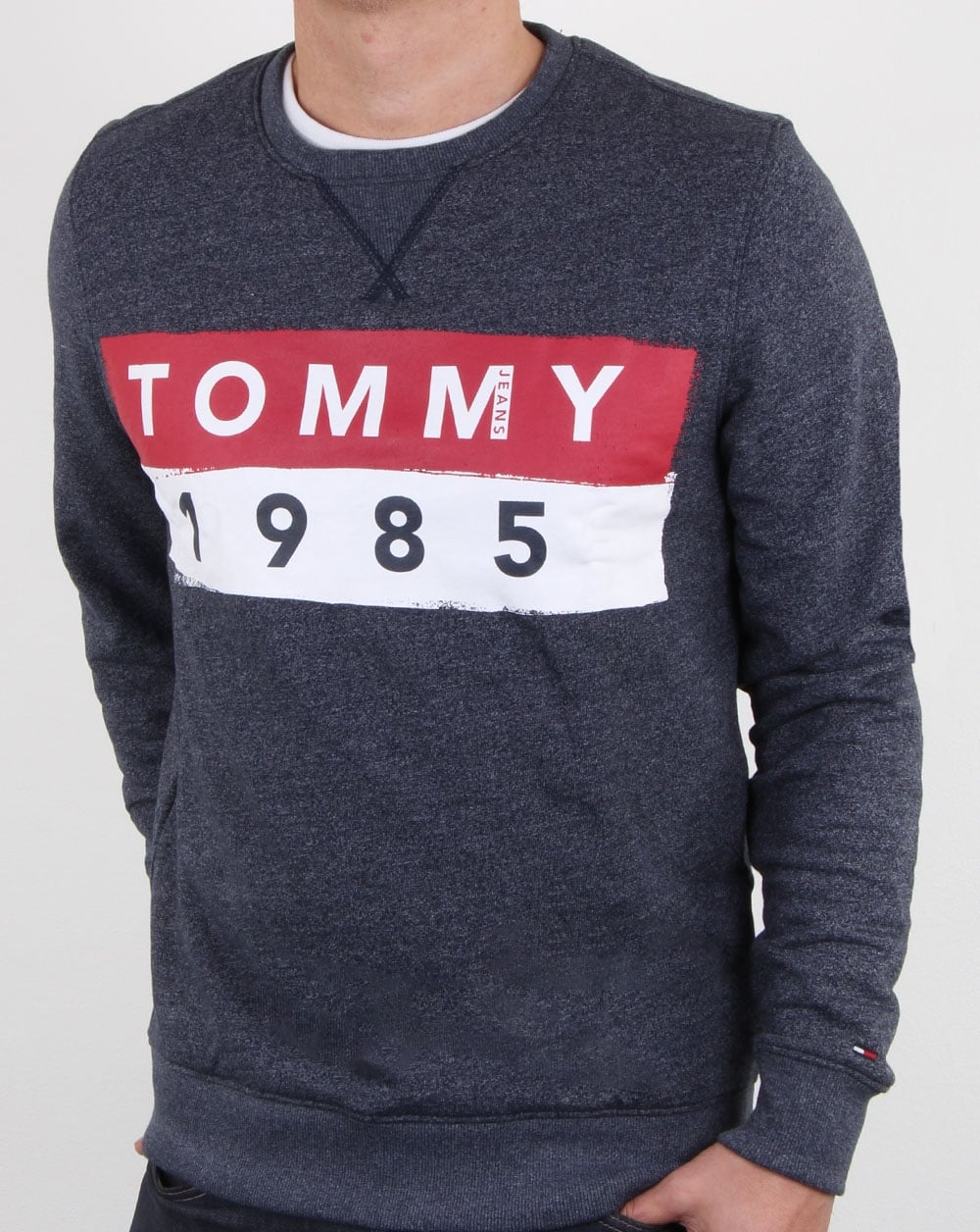 Tommy Hilfiger 1985 Logo Sweatshirt Marineblau