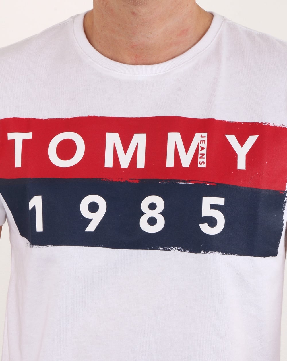 Tommy Hilfiger 1985 Logo-T-Shirt Weiß