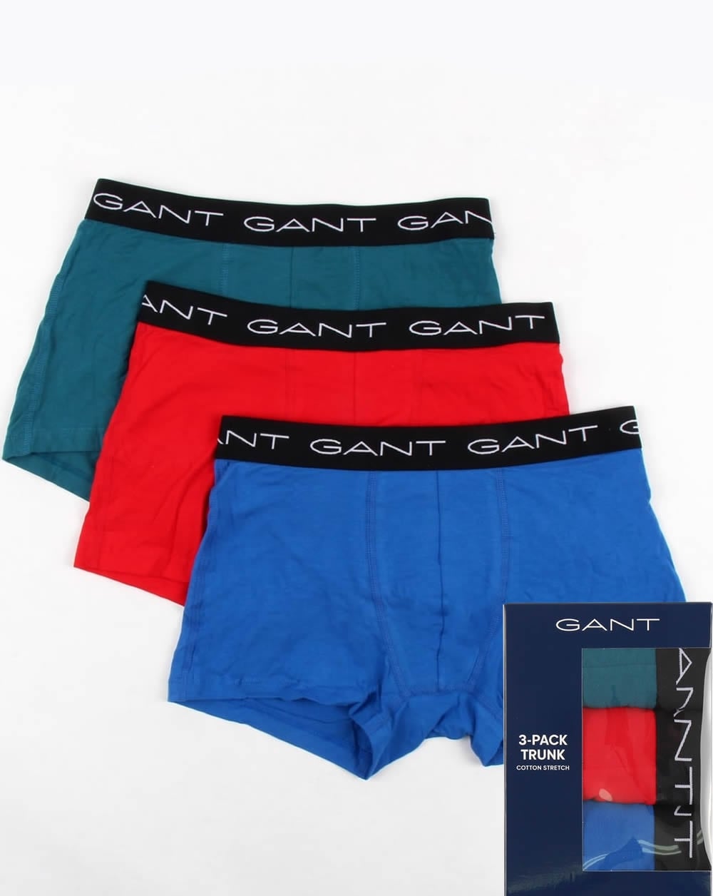 Gant – 3er-Pack Baumwoll-Boxershorts, mehrfarbig