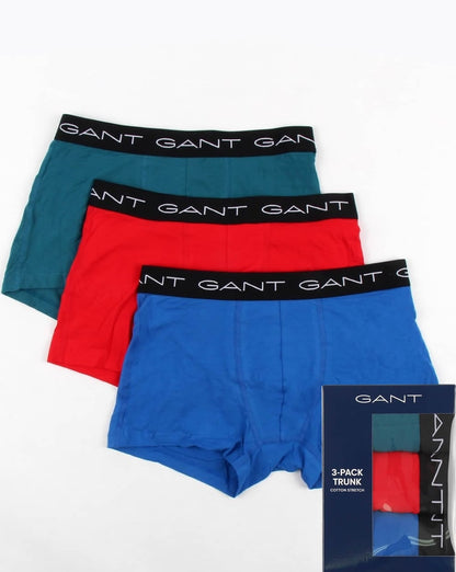 Gant – 3er-Pack Baumwoll-Boxershorts, mehrfarbig