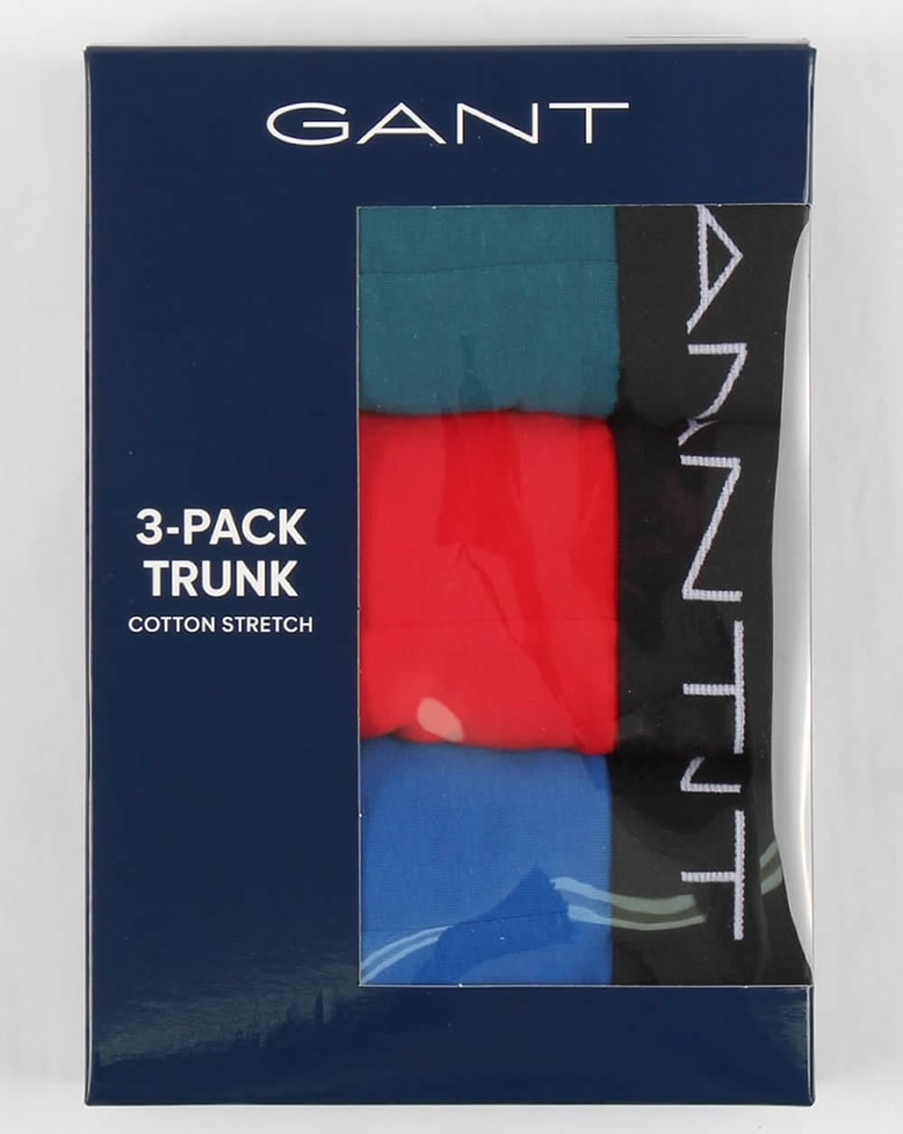Gant – 3er-Pack Baumwoll-Boxershorts, mehrfarbig