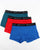 Gant 3 Pack Cotton Boxer Shorts Multi