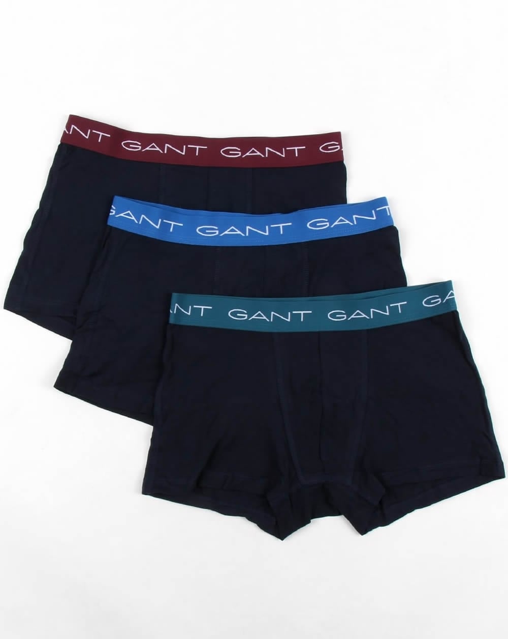 Gant – 3er-Pack Baumwoll-Boxershorts in Marineblau