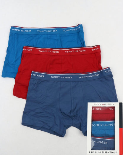 Tommy Hilfiger 3er-Pack Boxershorts Marineblau/Blau/Rot