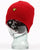 Lyle And Scott Knitted Rib Beanie Red Marl