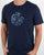 Pretty Green Ditsy Applique Logo T Shirt Navy