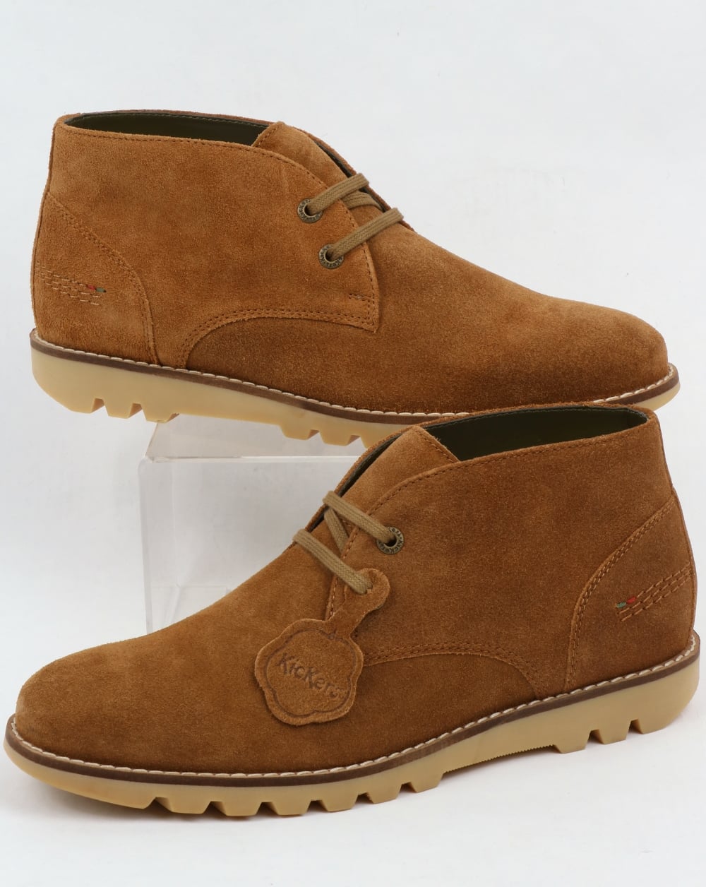 Kickers Kymbo Chukka Wildlederstiefel Sand