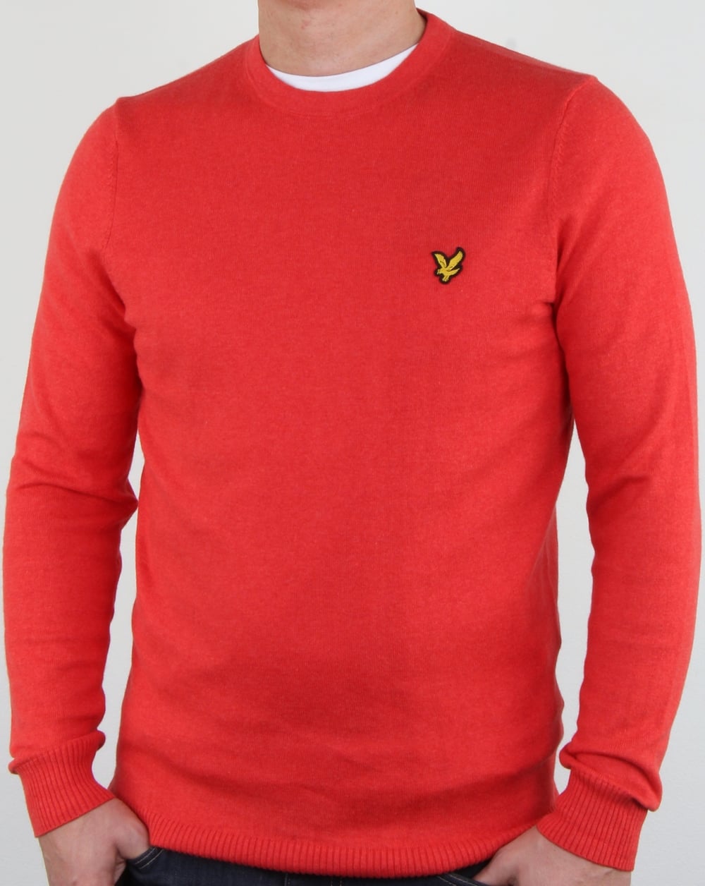 Lyle And Scott – Merinopullover in Mohnmeliert
