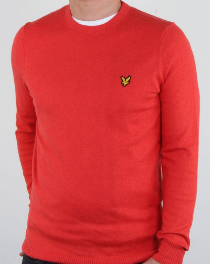 Lyle And Scott – Merinopullover in Mohnmeliert