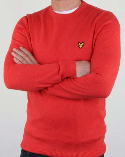 Lyle And Scott – Merinopullover in Mohnmeliert