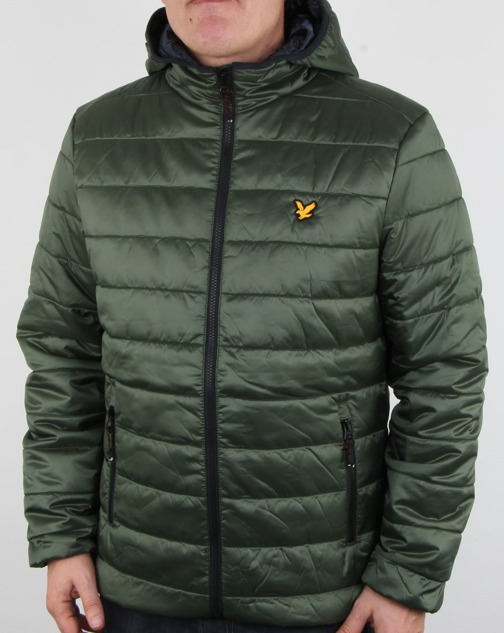 Lyle And Scott Cooke Insulated Foil Jacket Olive