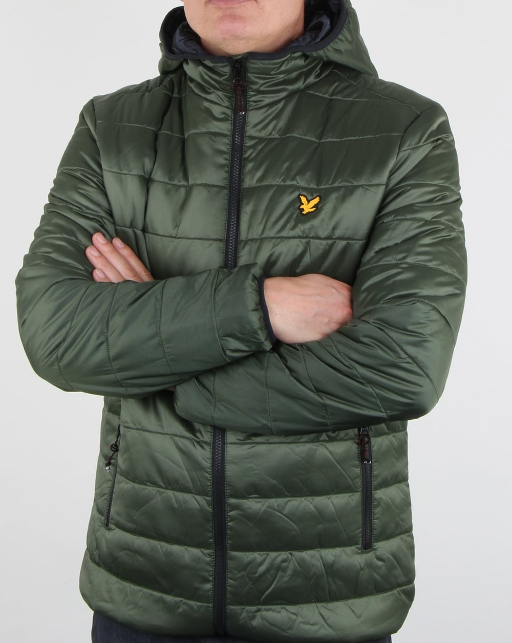 Lyle And Scott Cooke Insulated Foil Jacket Olive