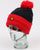 Lyle And Scott Walsh Bobble Beanie Red/navy