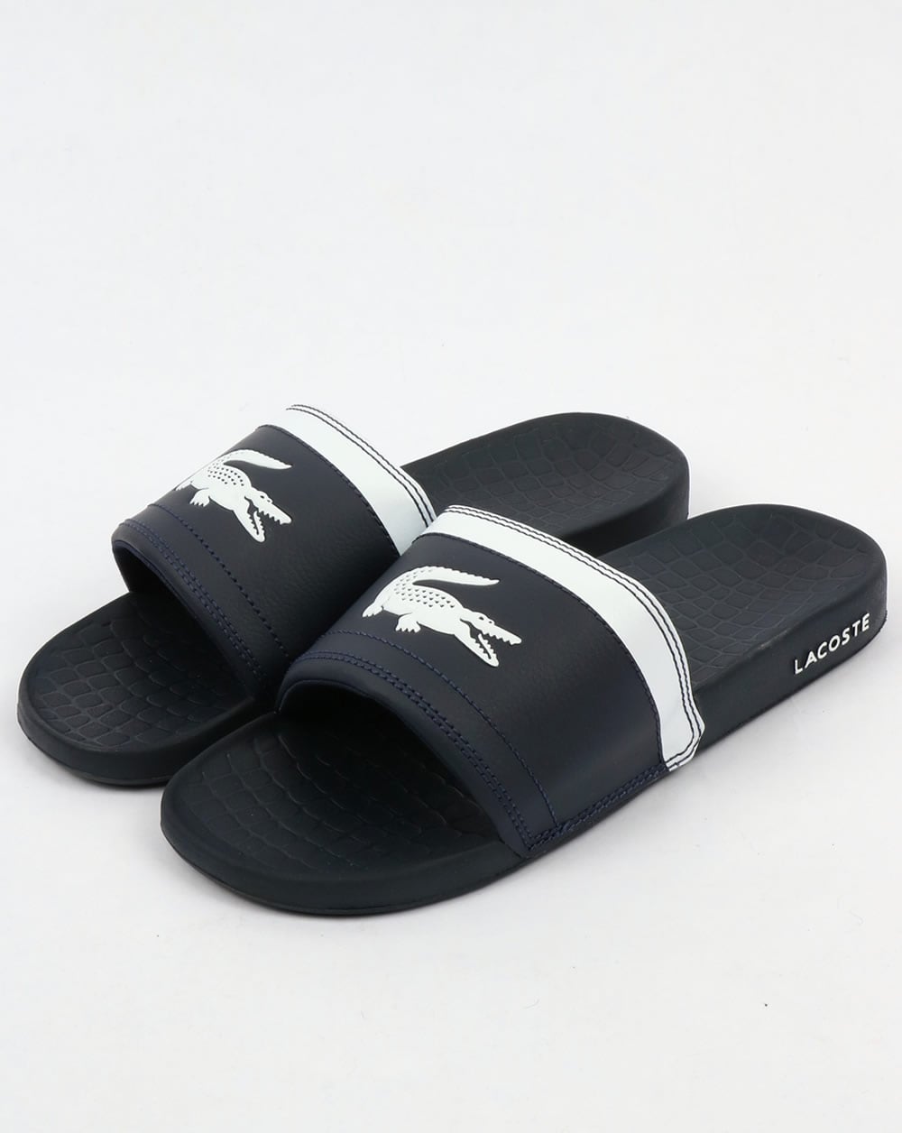 Lacoste Fraisier Pool Sliders Marineblau