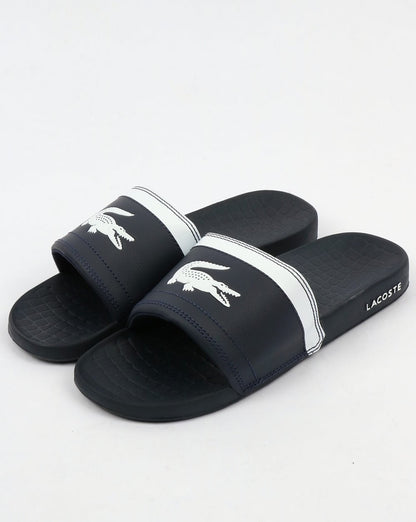 Lacoste Fraisier Pool Sliders Marineblau