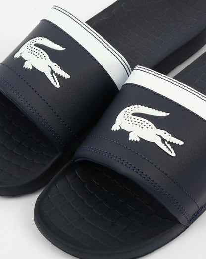 Lacoste Fraisier Pool Sliders Marineblau