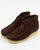 Clarks Originals Wallabee Suede Boot Dark Brown