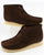 Clarks Originals Wallabee Suede Boot Dark Brown