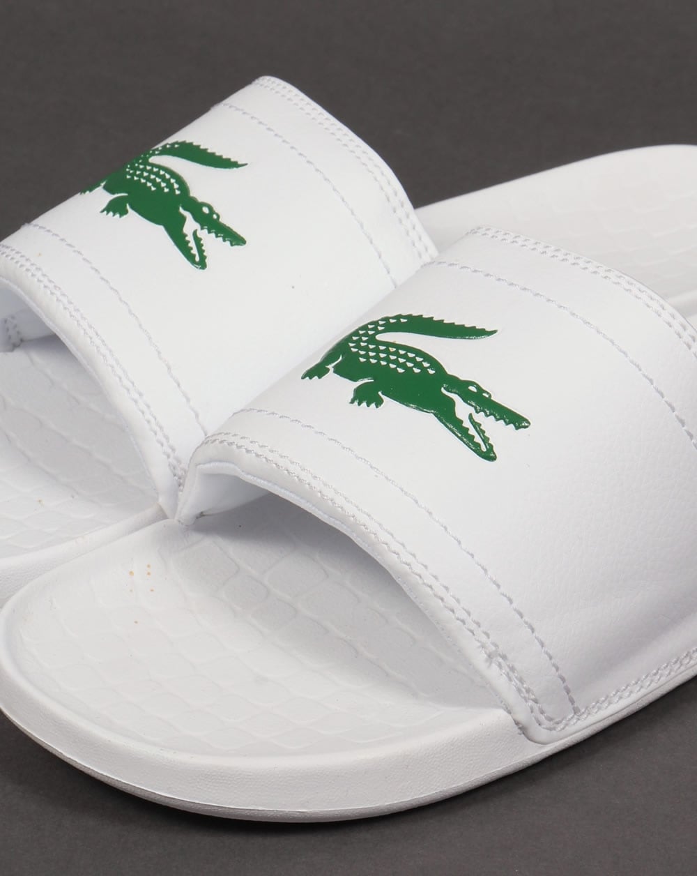 Lacoste Fraisier Pool Sliders Weiß