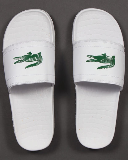 Lacoste Fraisier Pool Sliders Weiß