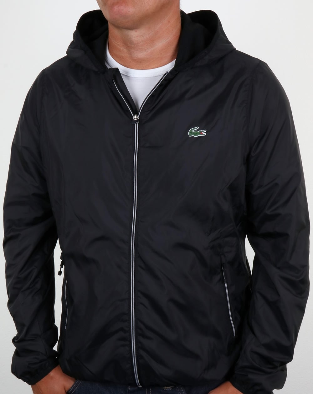 Lacoste Kapuzenjacke Schwarz