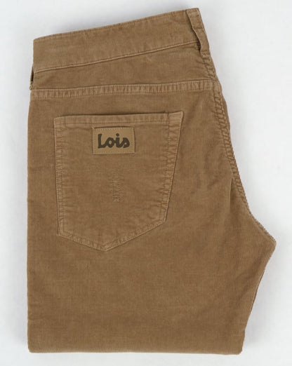 Lois Marvin Straight Needle Cords Dunkler Sand