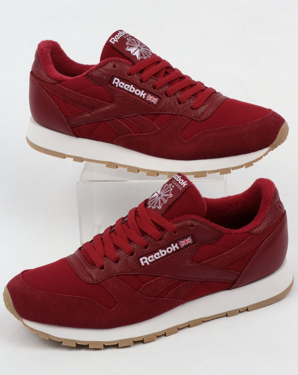 Reebok Classic Leather ESTL Sneaker Urban Kastanienbraun/Weiß