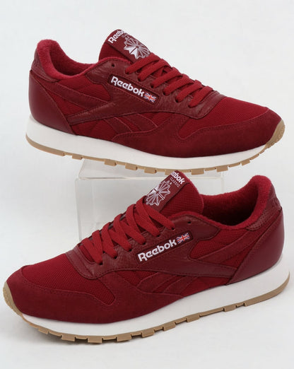 Reebok Classic Leather ESTL Sneaker Urban Kastanienbraun/Weiß