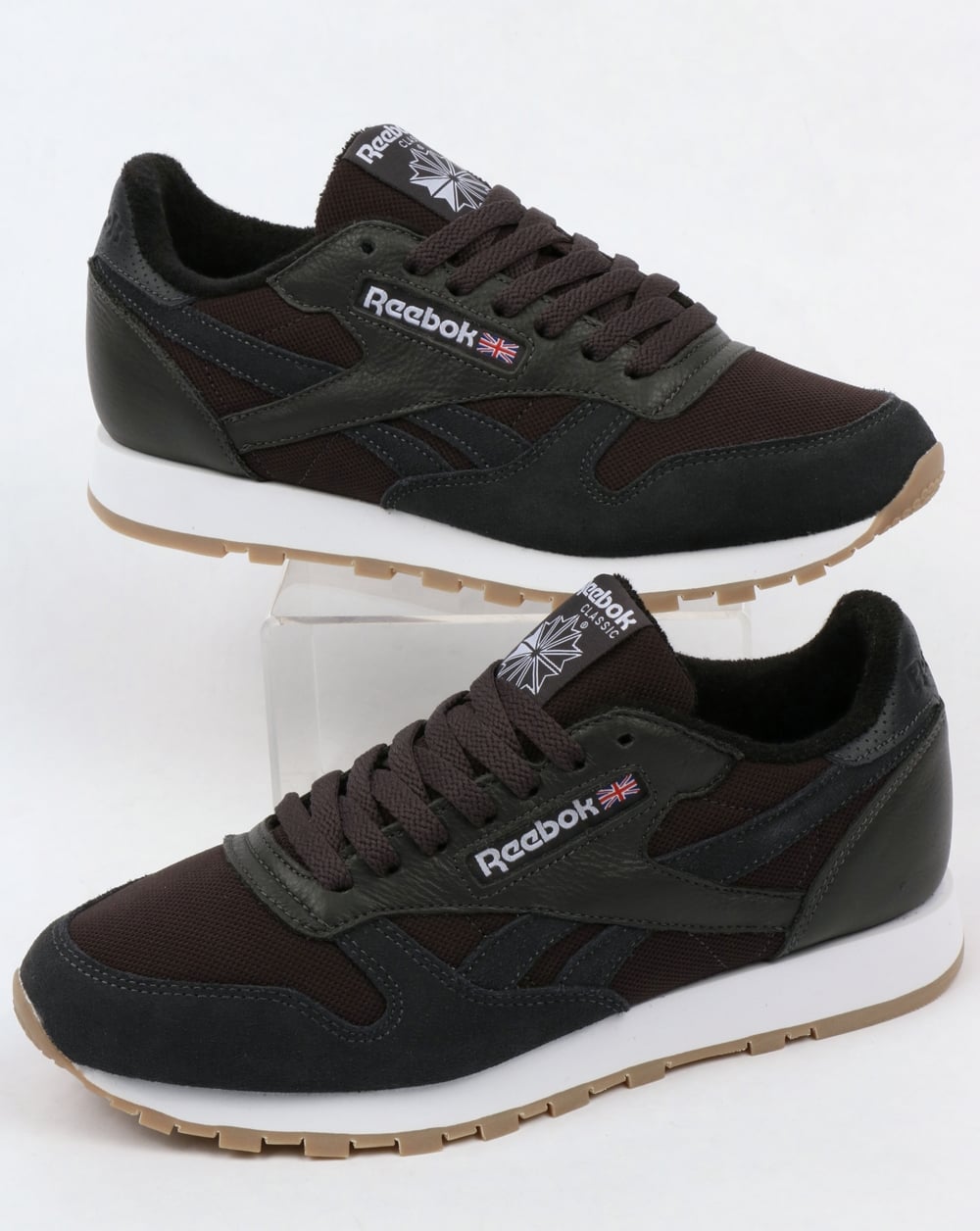Reebok Classic Leather ESTL Sneakers Kohle/Weiß