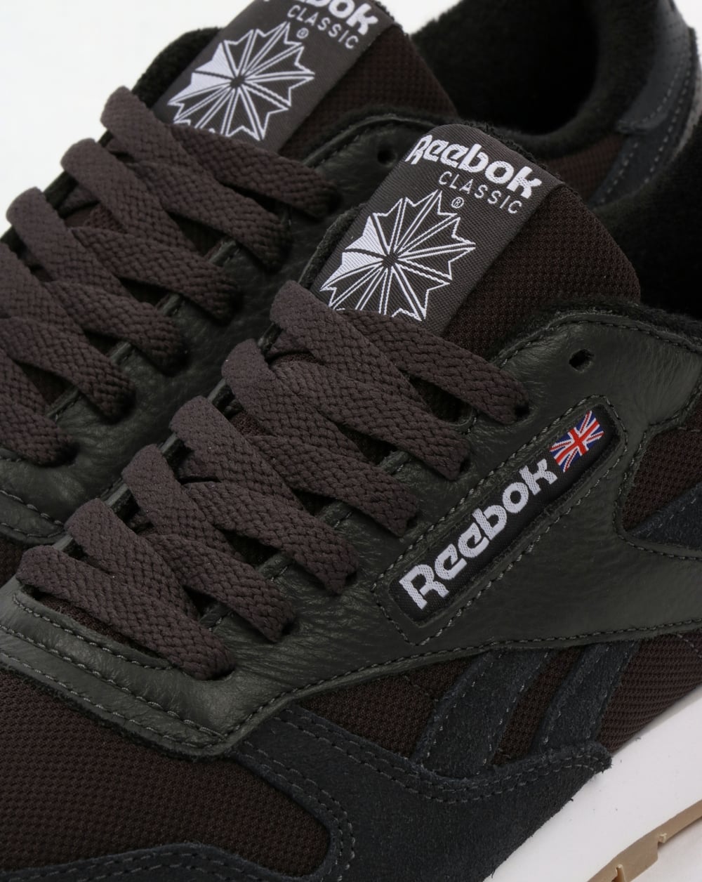 Reebok Classic Leather ESTL Sneakers Kohle/Weiß