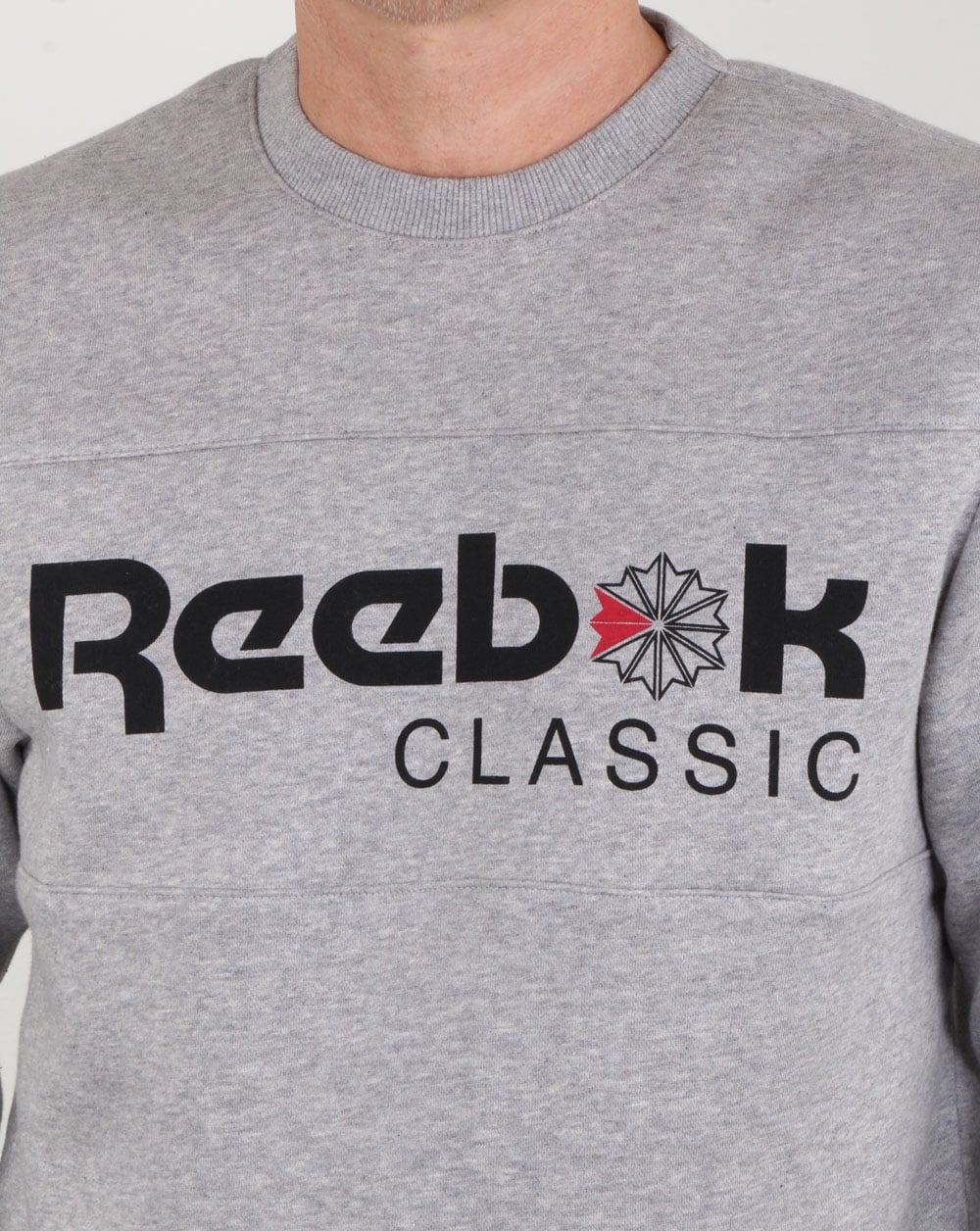 Reebok Iconic Crew Sweatshirt Grau Heather