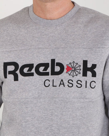 Reebok Iconic Crew Sweatshirt Grau Heather