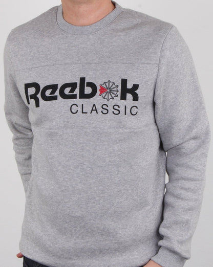 Reebok Iconic Crew Sweatshirt Grau Heather