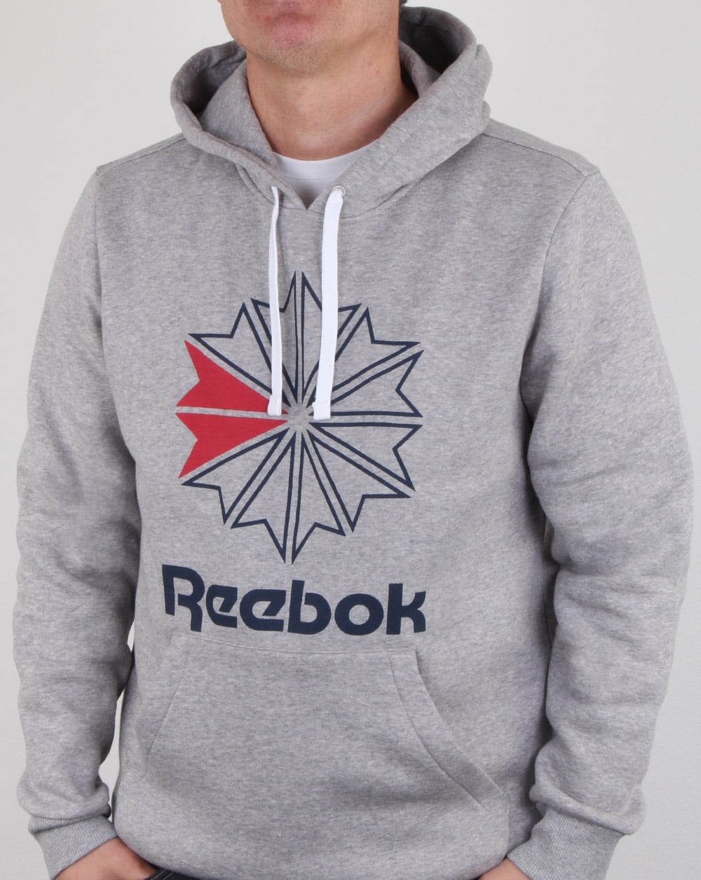 Reebok Starcrest Hoody Grau Heather