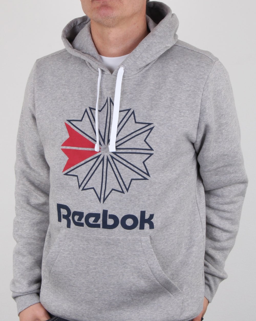 Reebok Starcrest Hoody Grau Heather