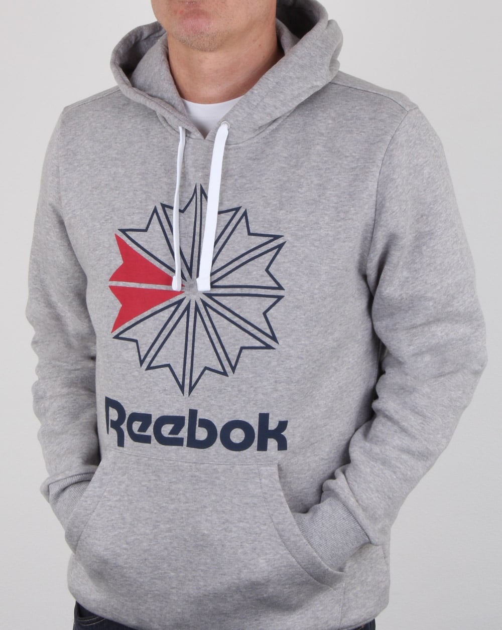 Reebok Starcrest Hoody Grau Heather