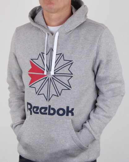 Reebok Starcrest Hoody Grau Heather
