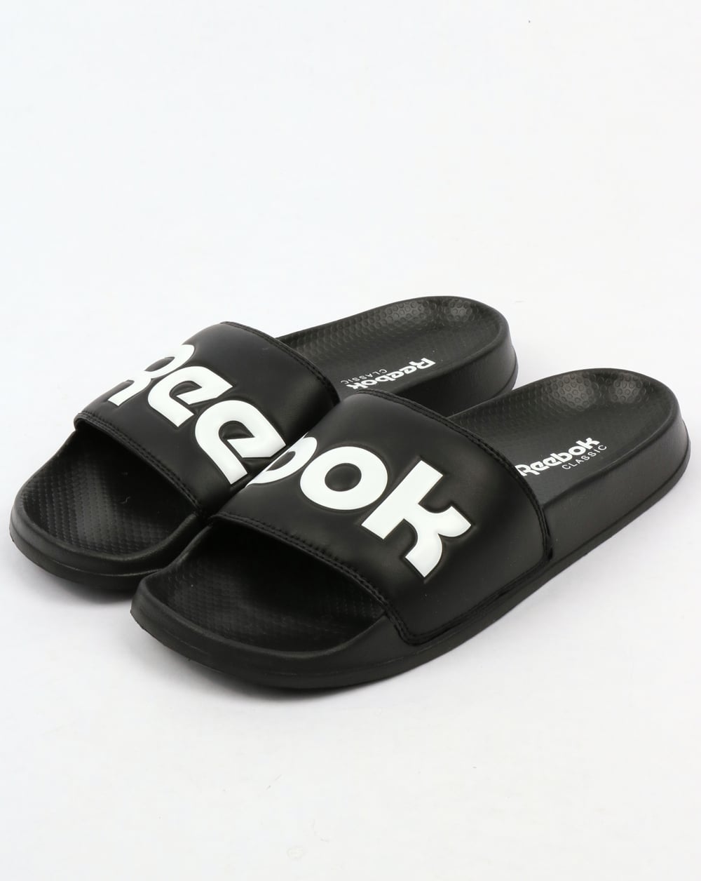 Reebok Classic Logo Slider Schwarz