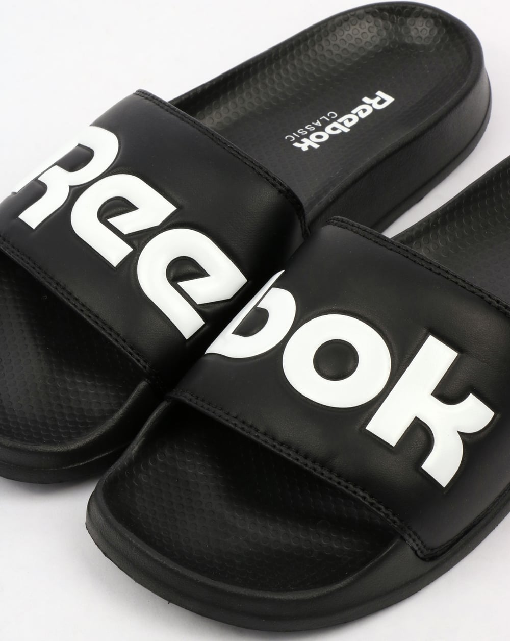 Reebok Classic Logo Slider Schwarz