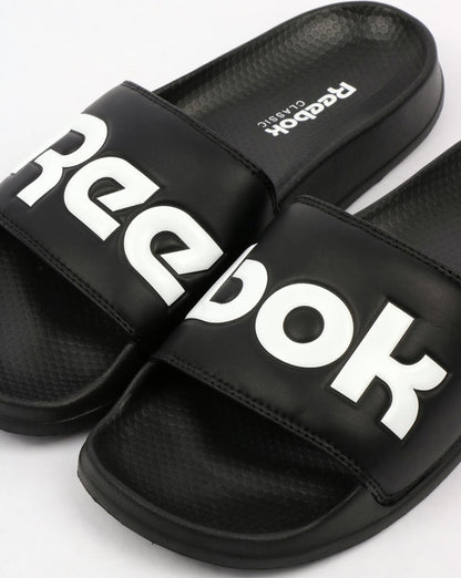 Reebok Classic Logo Slider Schwarz